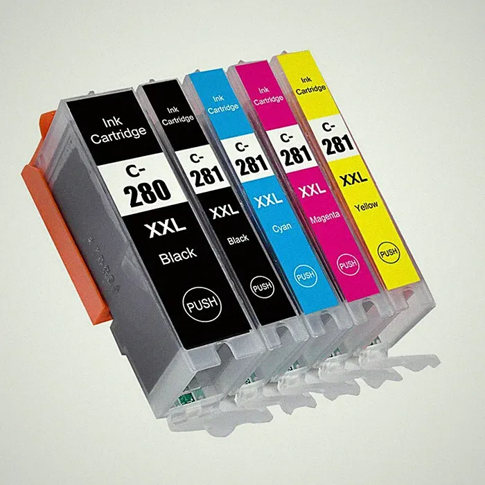 5PK Custom ink Set (See Description for quantities)
