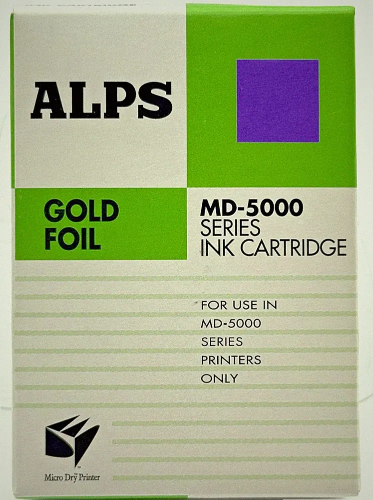ALPS MD Series Printer Ink Cartridge Gold Foil 105148-00 1221