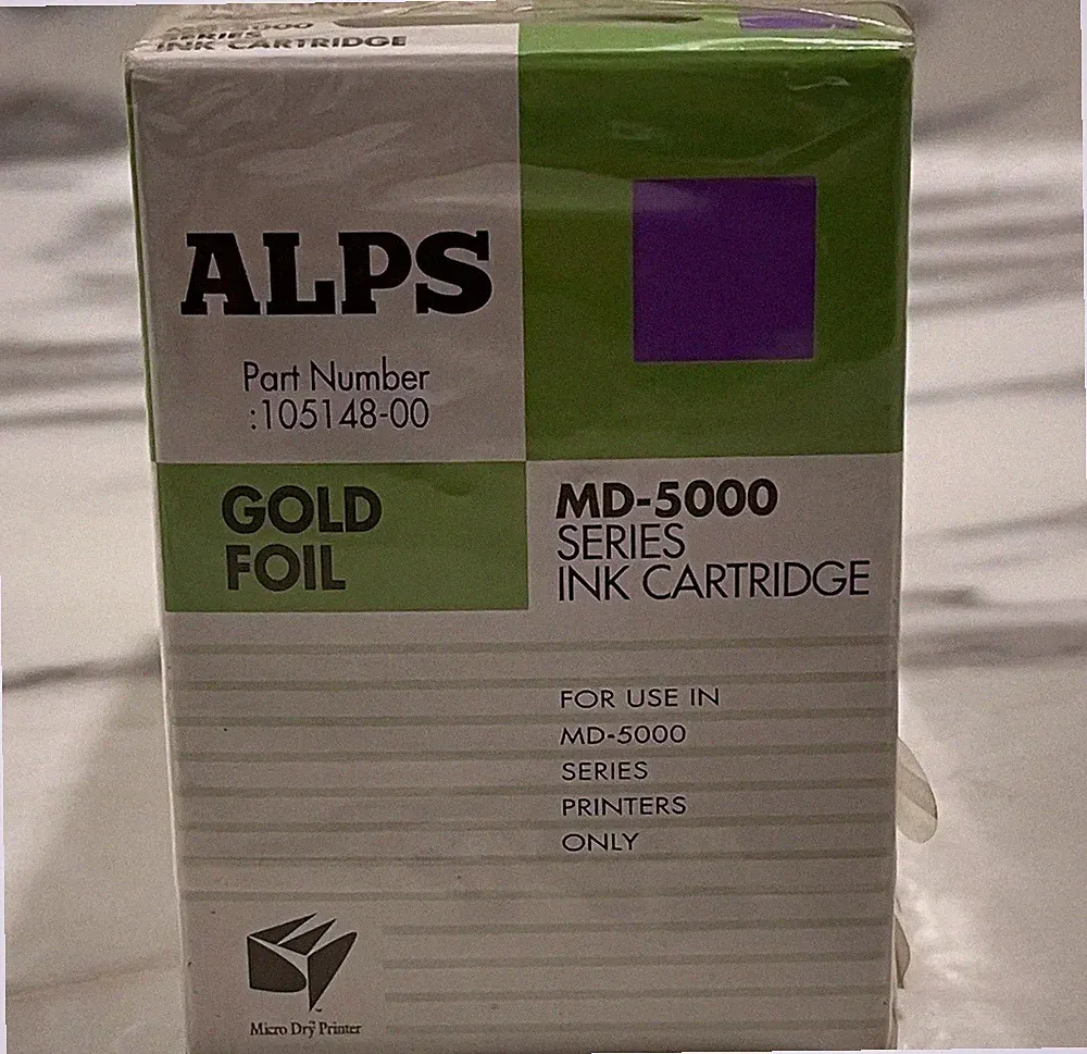 🔥BRAND NEW ALPS Gold Foil PRINTER INK CARTRIDGE MD SERIES