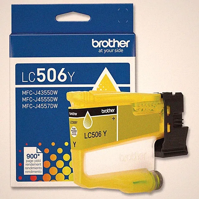 Brother LC506YS INKvestment 900 Page-Yield Ink - Yellow New