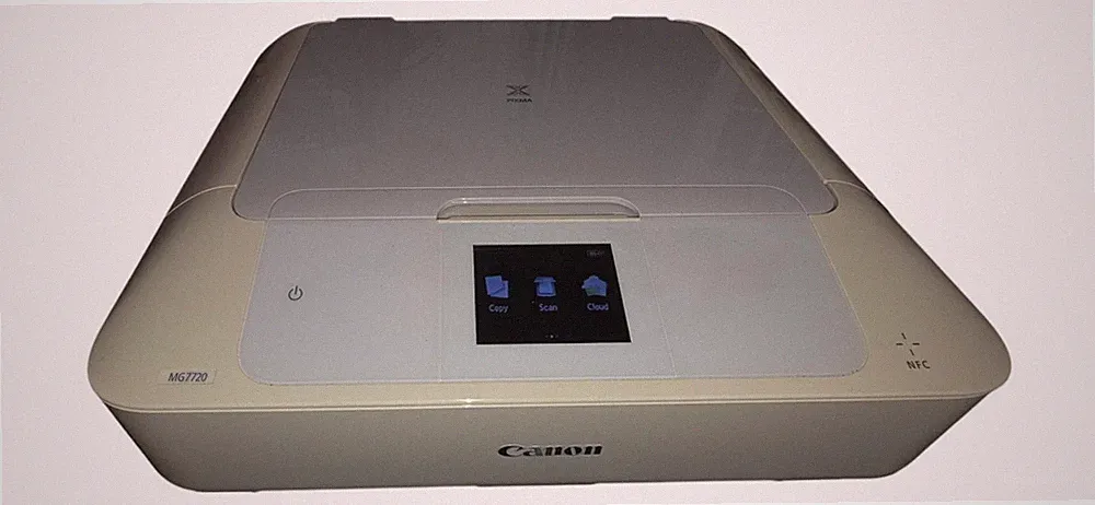 Canon PIXMA MG7720 Wireless All-In-One Printer Gold Tested