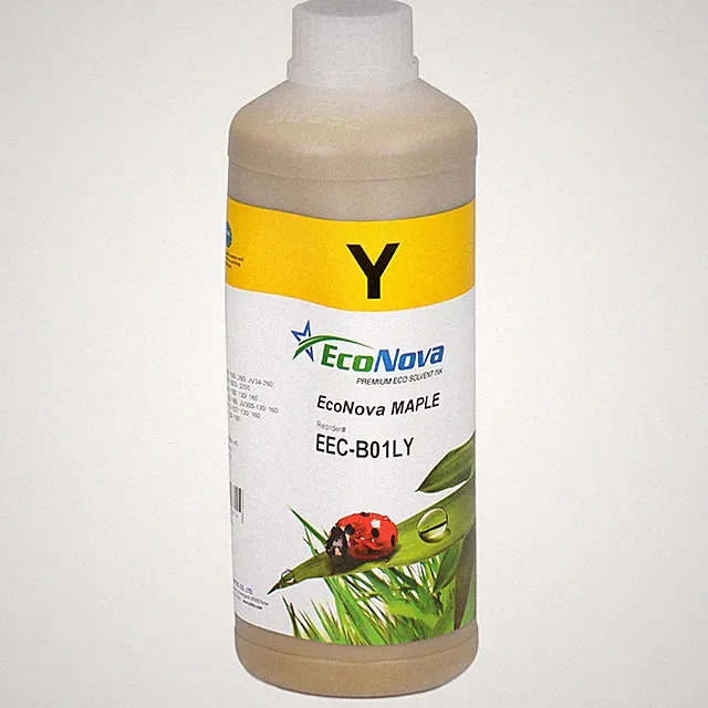 Compatible Bulk Eco Solvent Ink for Mimaki SS21, Yellow