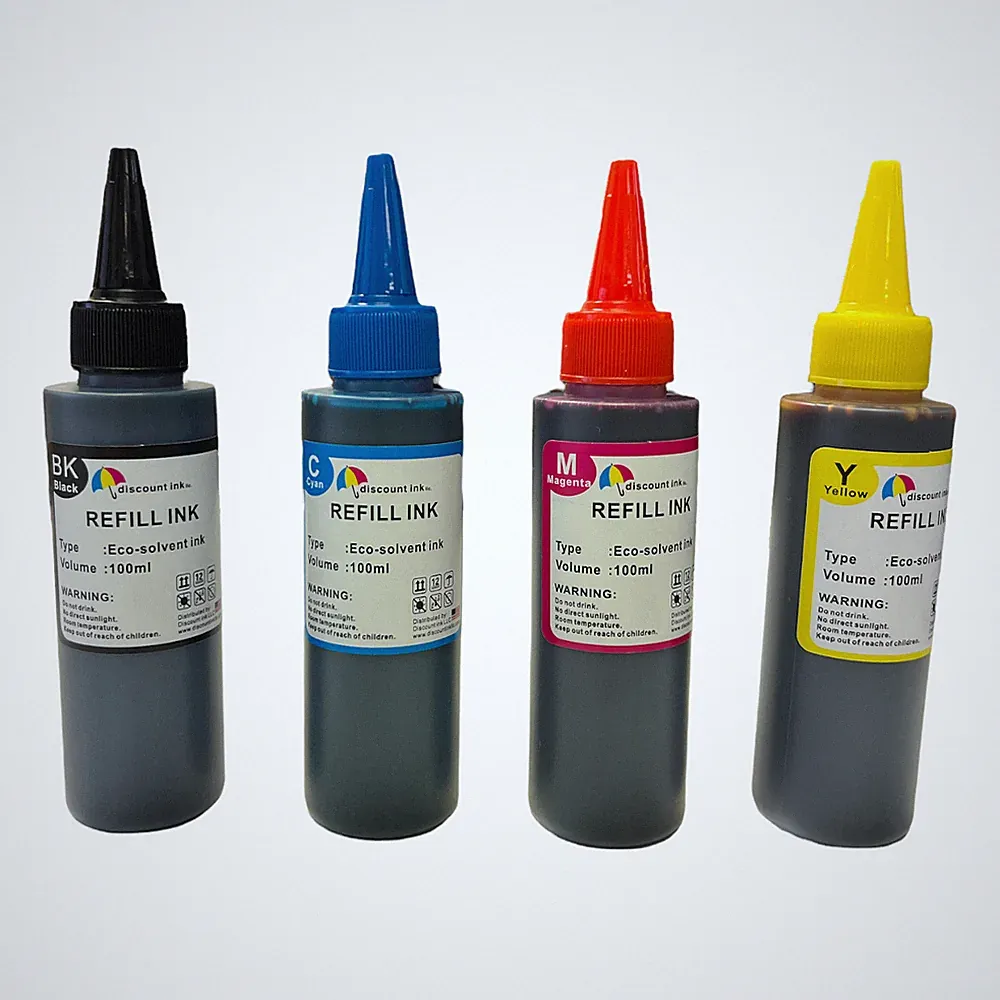 ECO Solvent (water based) ink 4X100ml Compatible with Epson printers