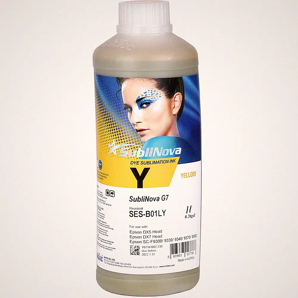 Inktec Sublimation Ink-SubliNova G7-Yellow, 1liter