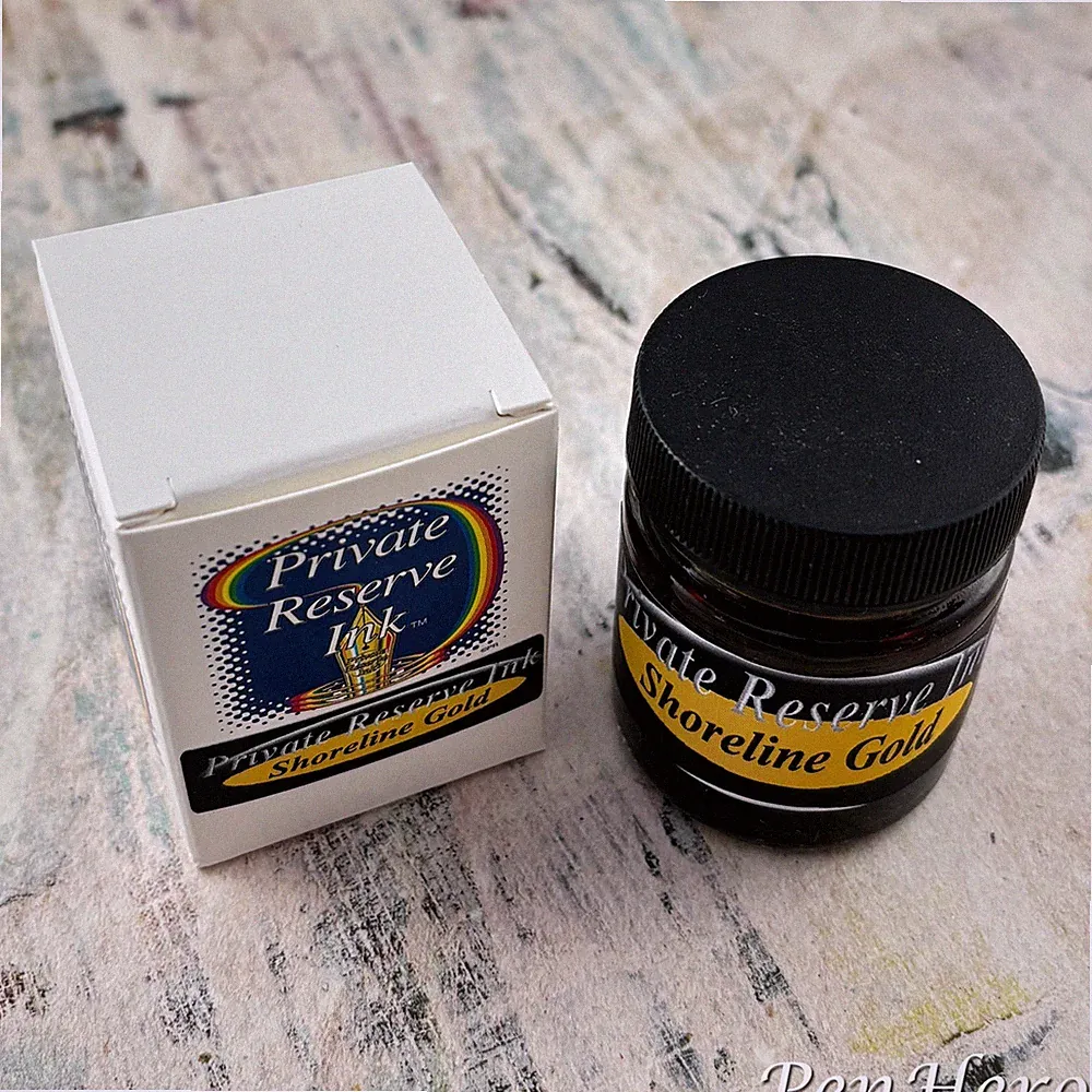Private Reserve 50ml Bottled Ink - Shoreline Gold