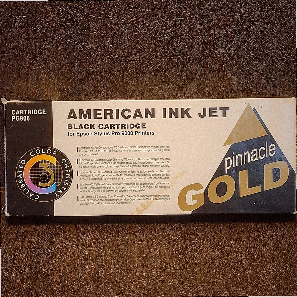 VTG Black Ink Cartridge for Epson Stylus Pro 9000 Printer Gold Pinnacle PG906